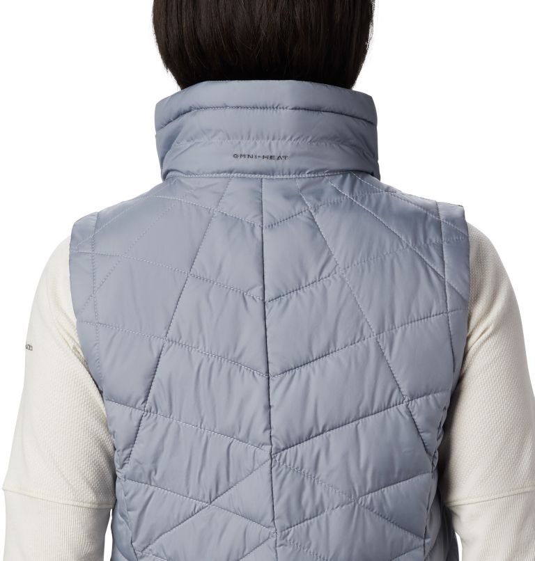 Women's Columbia Heavenly Long Vest Grey | CA-OA14L