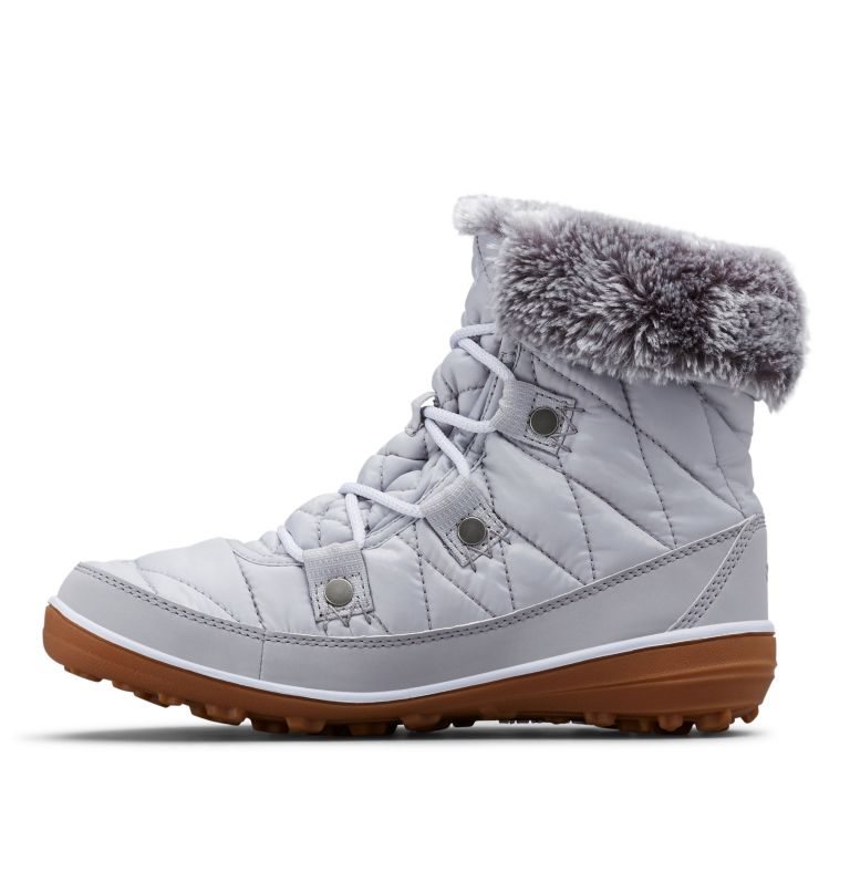 Women's Columbia Heavenly Shorty Omni-Heat Boots Light Grey | CA-VL18A