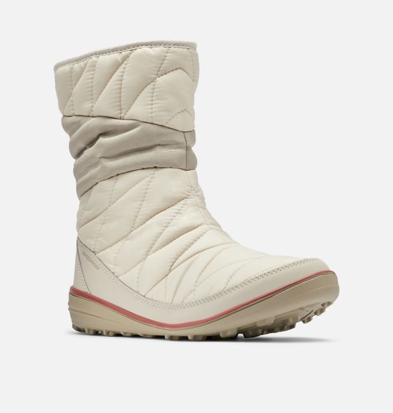 Women's Columbia Heavenly Slip II Omni-Heat Boots Cream | CA-X3810