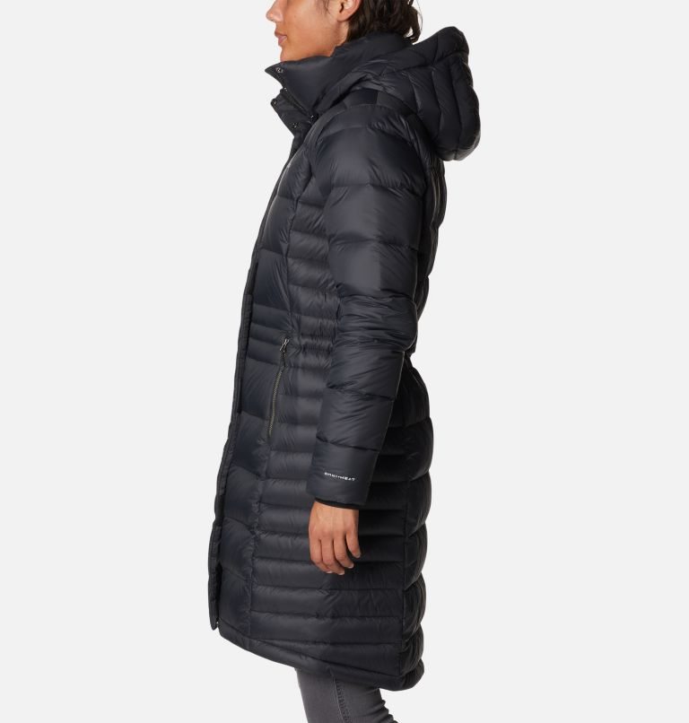 Women's Columbia Hexbreaker Elite Omni-Heat Infinity Down Jackets Black | CA-G4LA3