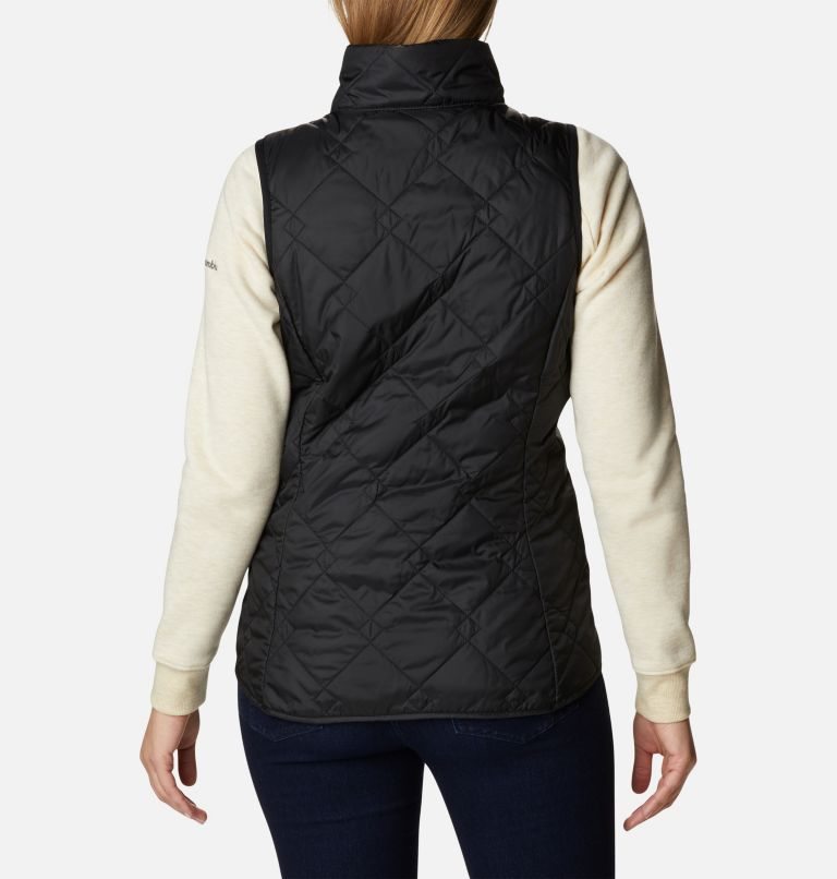 Women's Columbia Hidden Mesa Vest Black | CA-U0541