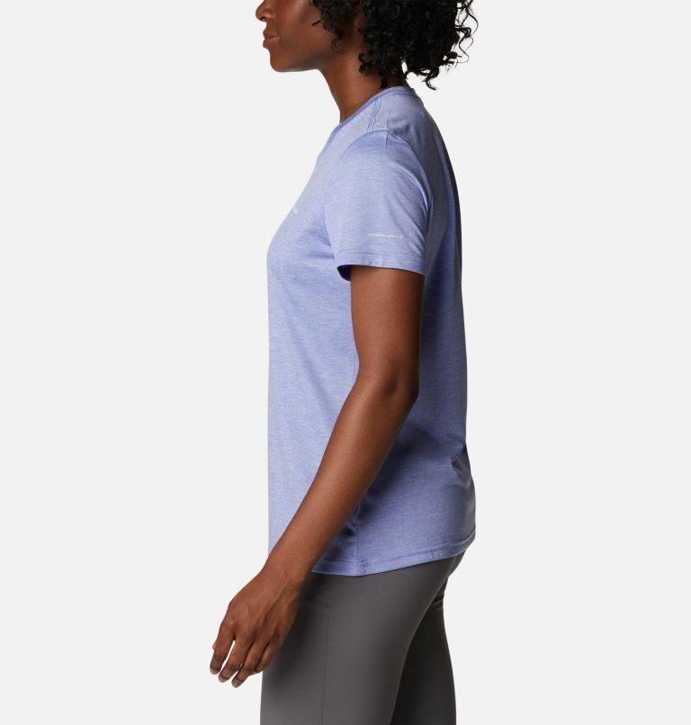 Women's Columbia Hike Crew T Shirts Lavender | CA-AL506