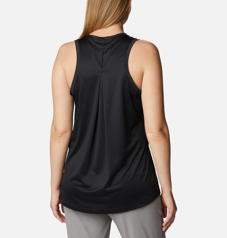 Women's Columbia Hike Tanks Black | CA-D30A1