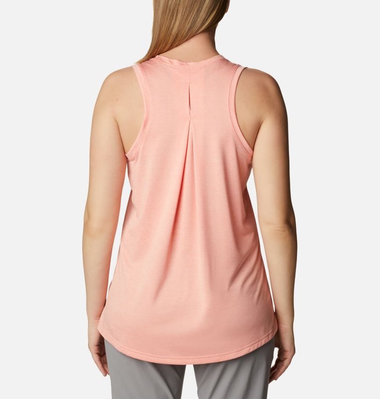 Women's Columbia Hike Tanks Coral | CA-X4368