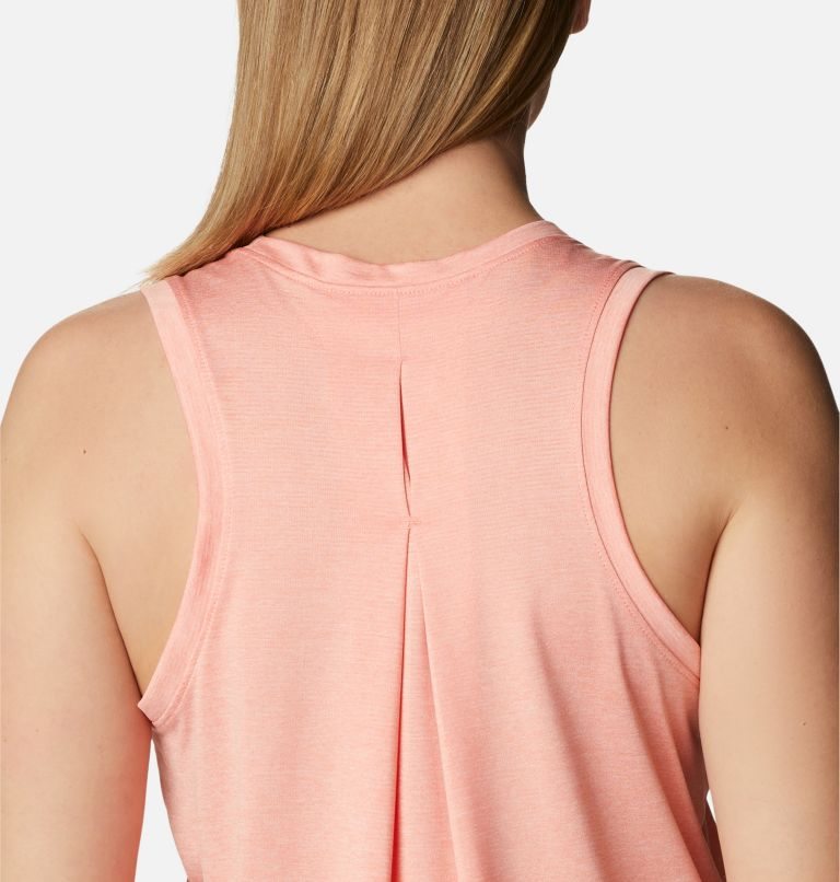 Women's Columbia Hike Tanks Coral | CA-X4368