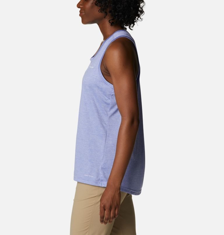 Women's Columbia Hike Tanks Lavender | CA-ML01A