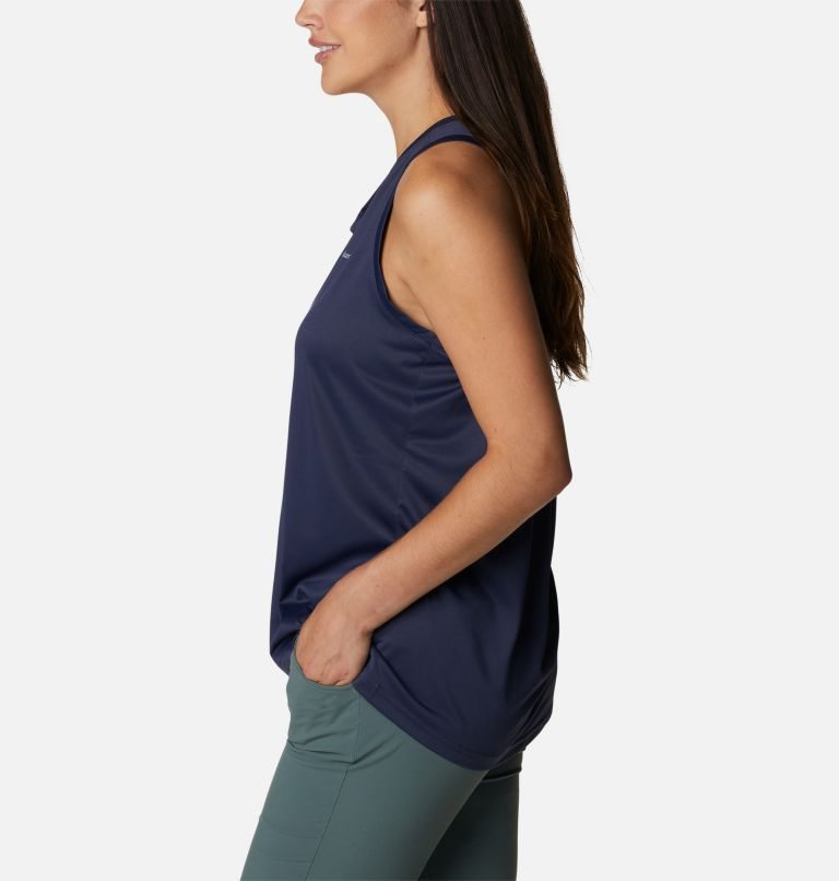 Women's Columbia Hike Tanks Navy | CA-GL4CA