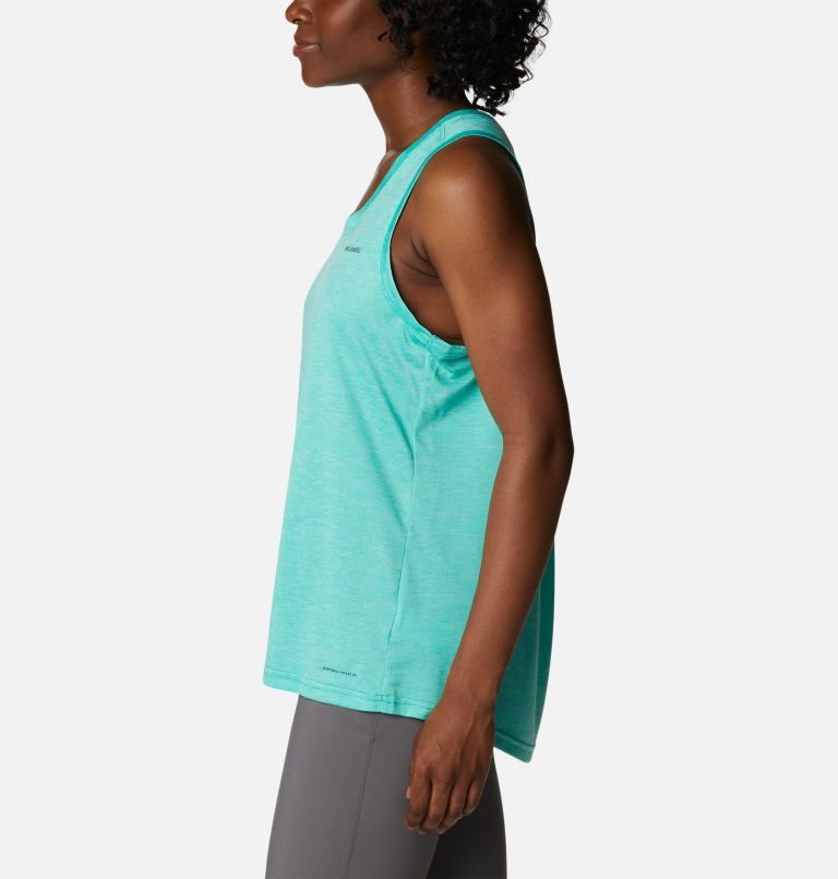 Women's Columbia Hike Tanks Turquoise | CA-E184A
