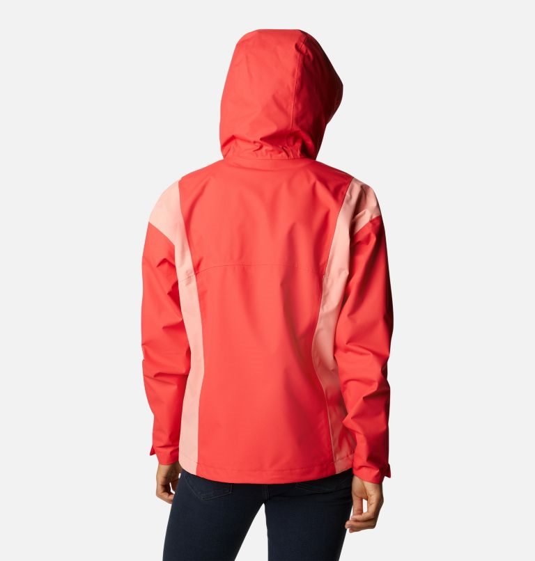 Women's Columbia Hikebound Rain Jackets Red | CA-C3C1L