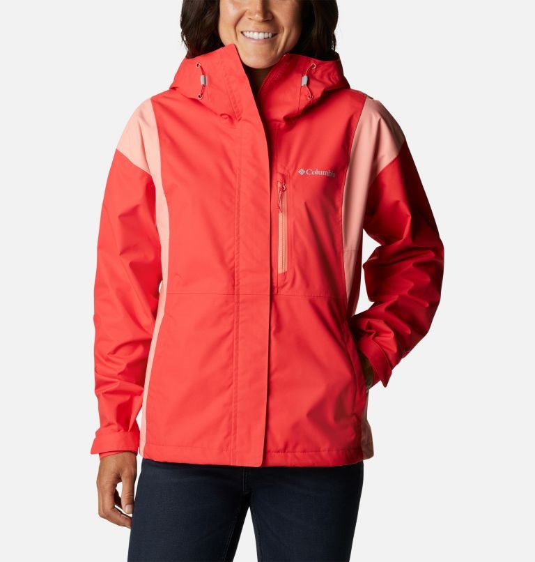 Women\'s Columbia Hikebound Rain Jackets Red | CA-C3C1L