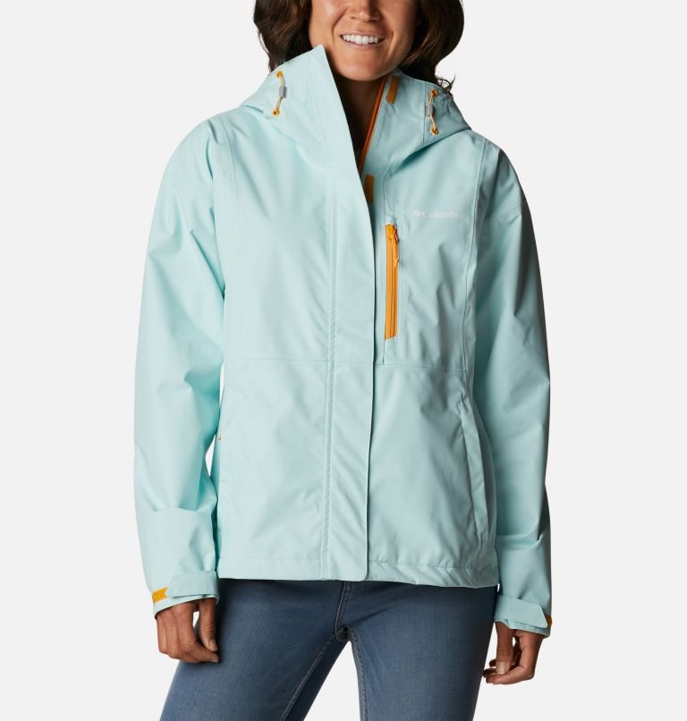 Women\'s Columbia Hikebound Rain Jackets Turquoise | CA-G4103