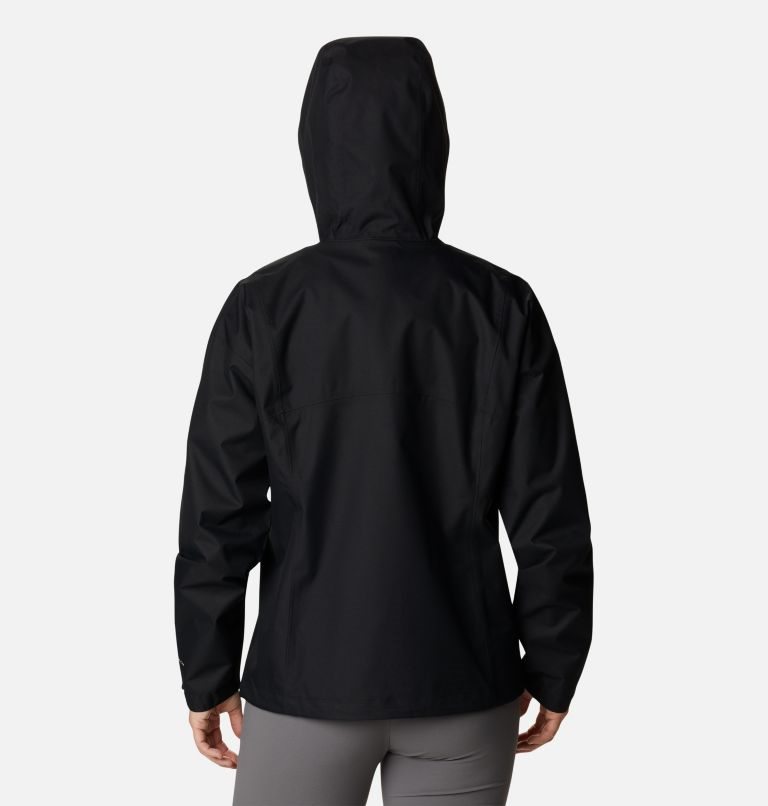 Women's Columbia Hikebound Rain Jackets Black | CA-PA43C