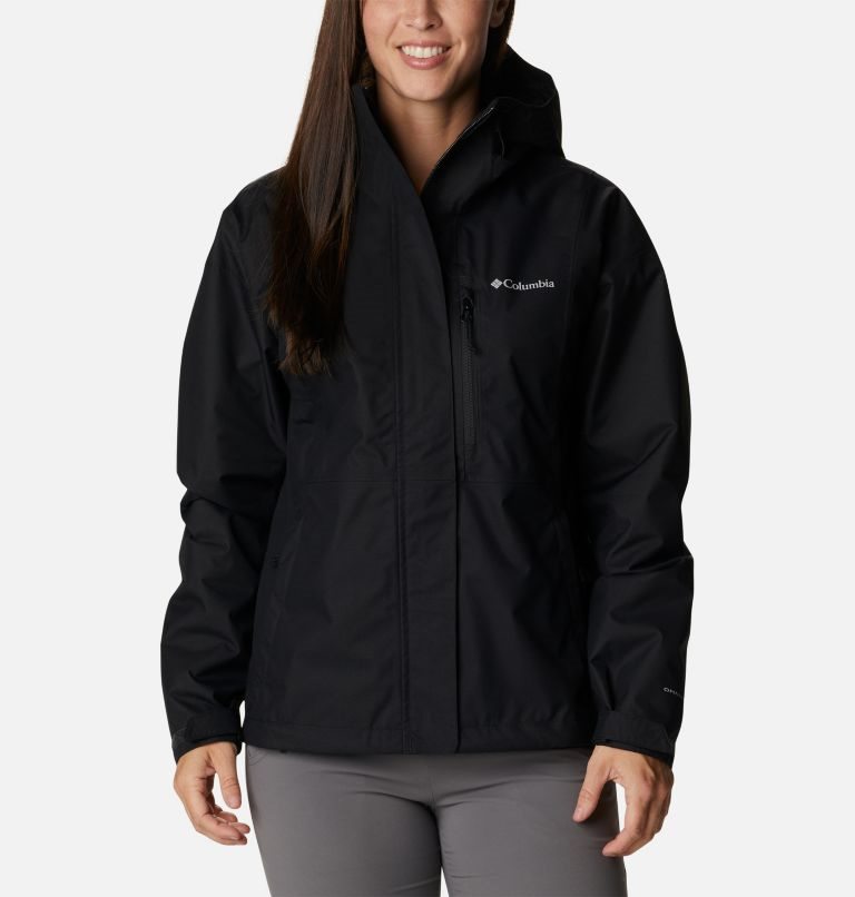 Women\'s Columbia Hikebound Rain Jackets Black | CA-PA43C