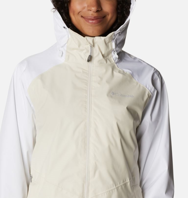 Women's Columbia Inner Limits II Jackets Cream / White | CA-B58A6