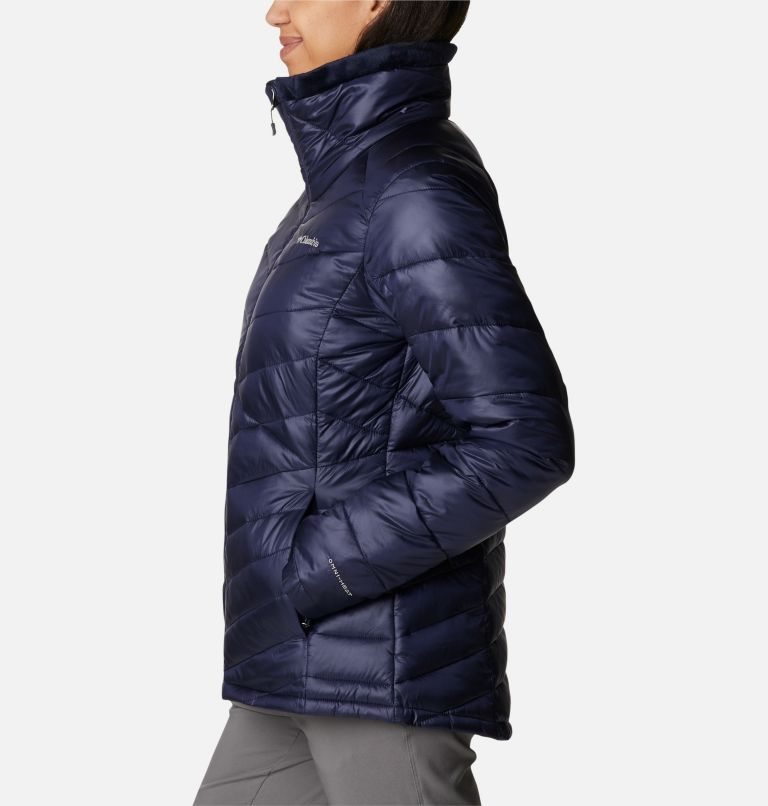 Women's Columbia Joy Peak Omni-Heat Infinity Insulated Jackets Navy | CA-L8CA6