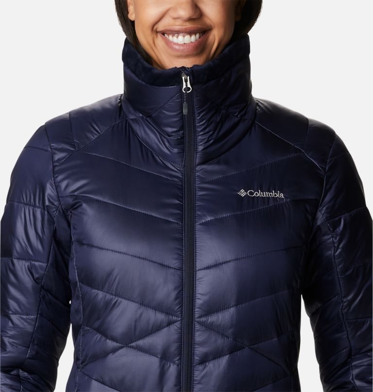 Women's Columbia Joy Peak Omni-Heat Infinity Insulated Jackets Navy | CA-L8CA6