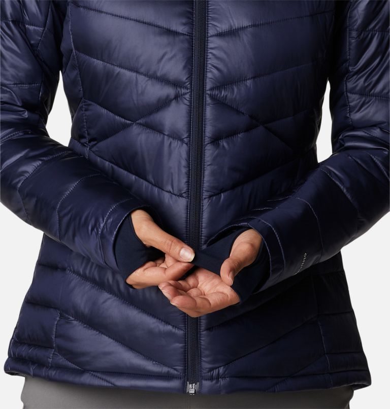 Women's Columbia Joy Peak Omni-Heat Infinity Insulated Jackets Navy | CA-L8CA6