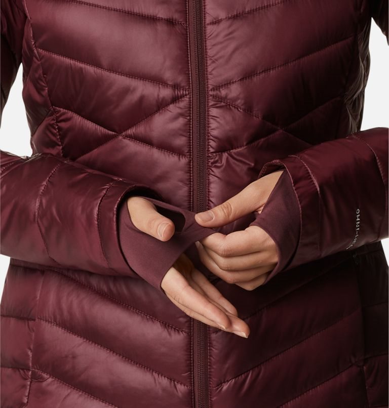 Women's Columbia Joy Peak Omni-Heat Infinity Insulated Jackets Burgundy | CA-OL056