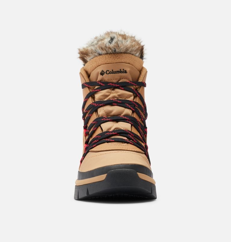 Women's Columbia Keetley Omni-Heat Infinity Shorty Boots Light Brown | CA-J5CL3