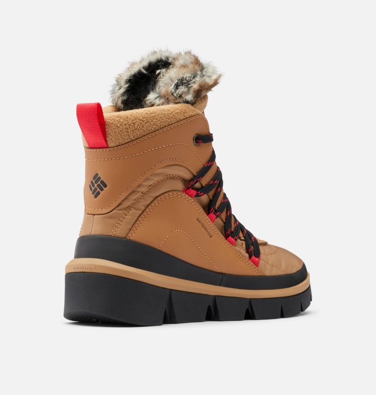 Women's Columbia Keetley Omni-Heat Infinity Shorty Boots Light Brown | CA-J5CL3