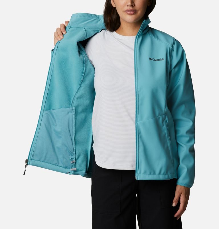 Women's Columbia Kruser Ridge II Shell Jackets Turquoise | CA-R10L5