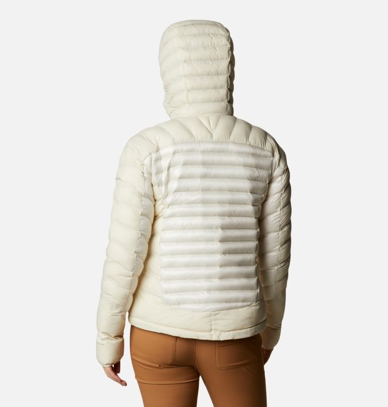 Women's Columbia Labyrinth Loop Omni-Heat Infinity Hooded Insulated Jackets Cream | CA-BL1CA