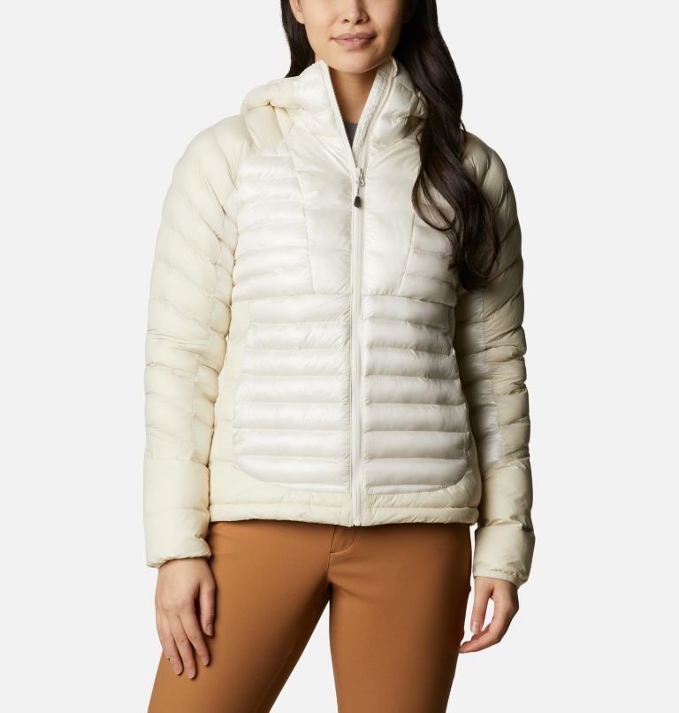Women\'s Columbia Labyrinth Loop Omni-Heat Infinity Hooded Insulated Jackets Cream | CA-BL1CA