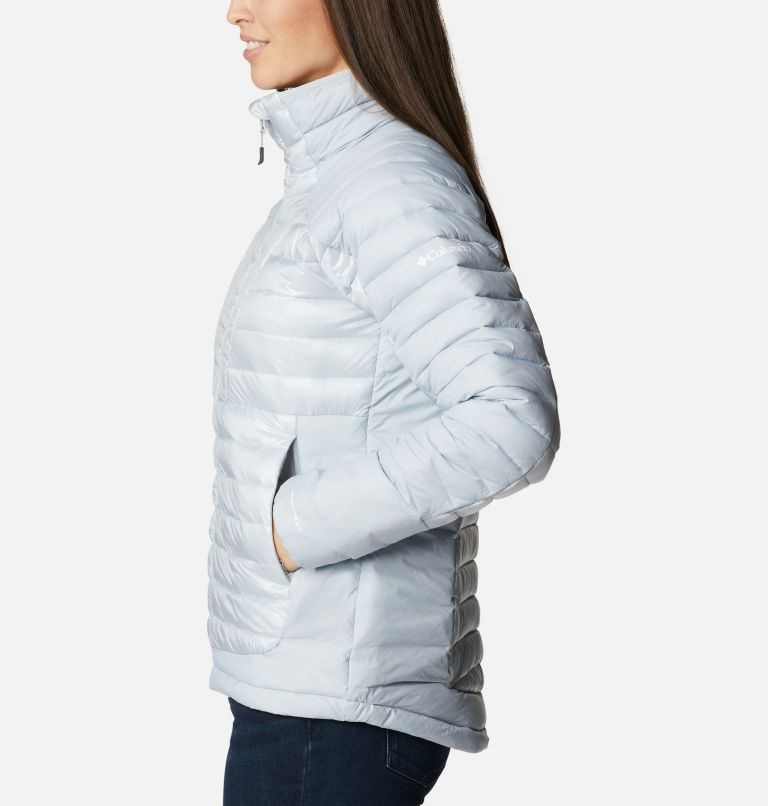 Women's Columbia Labyrinth Loop Omni-Heat Infinity Insulated Jackets Light Grey | CA-VL58A