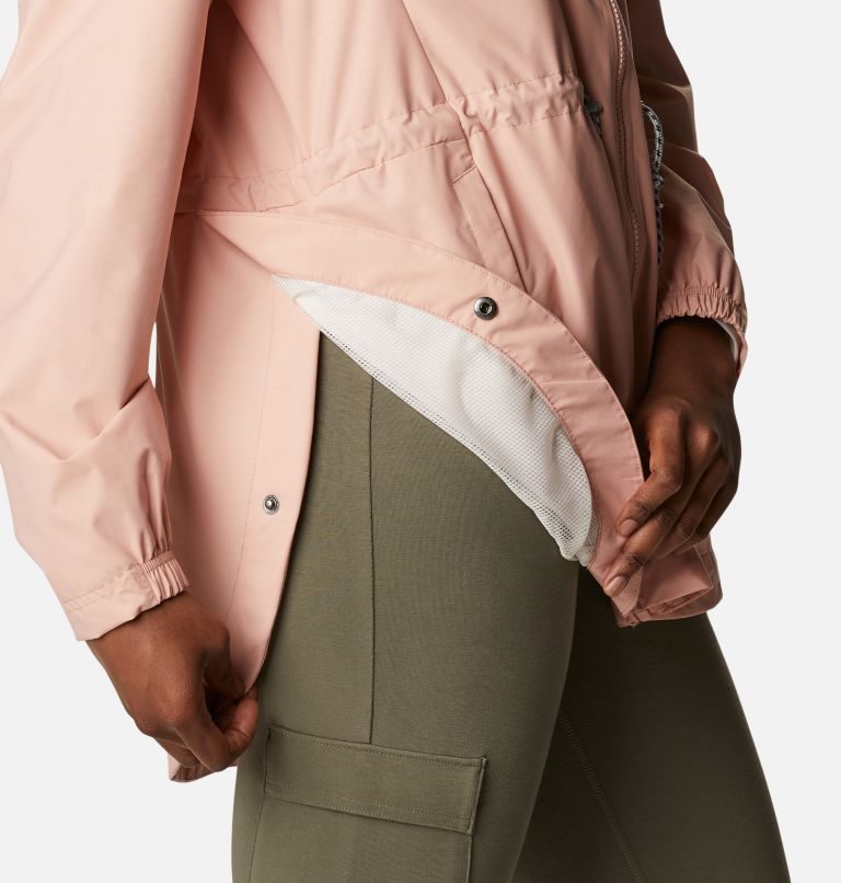 Women's Columbia Lillian Ridge Shell Jackets Pink | CA-B6LC8