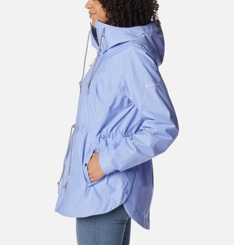 Women's Columbia Lillian Ridge Shell Jackets Light Blue | CA-V5C0L