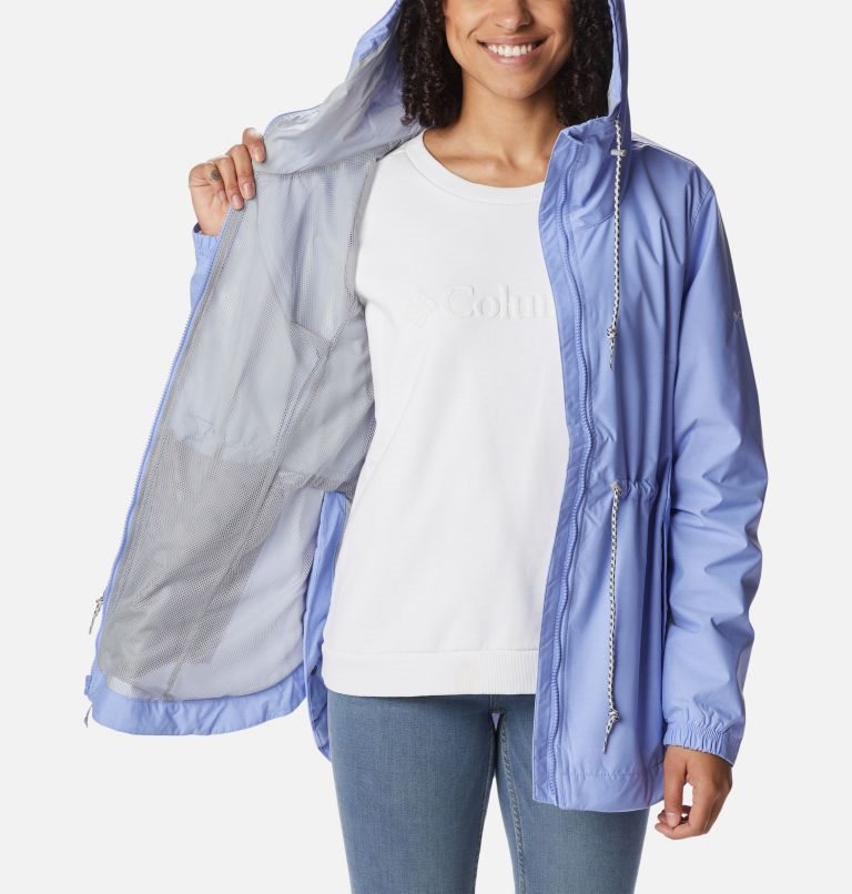 Women's Columbia Lillian Ridge Shell Jackets Light Blue | CA-V5C0L