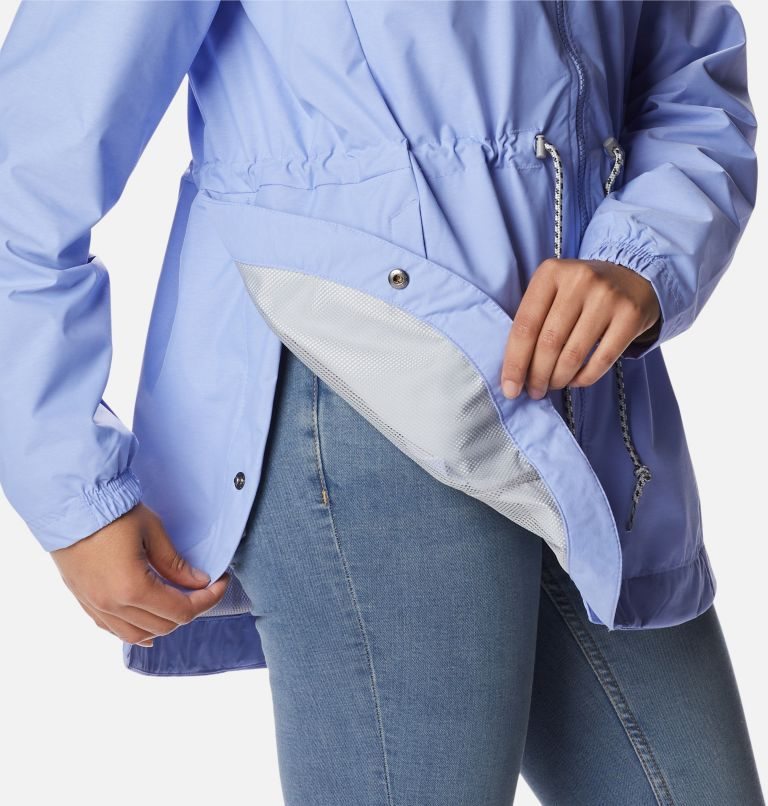 Women's Columbia Lillian Ridge Shell Jackets Light Blue | CA-V5C0L
