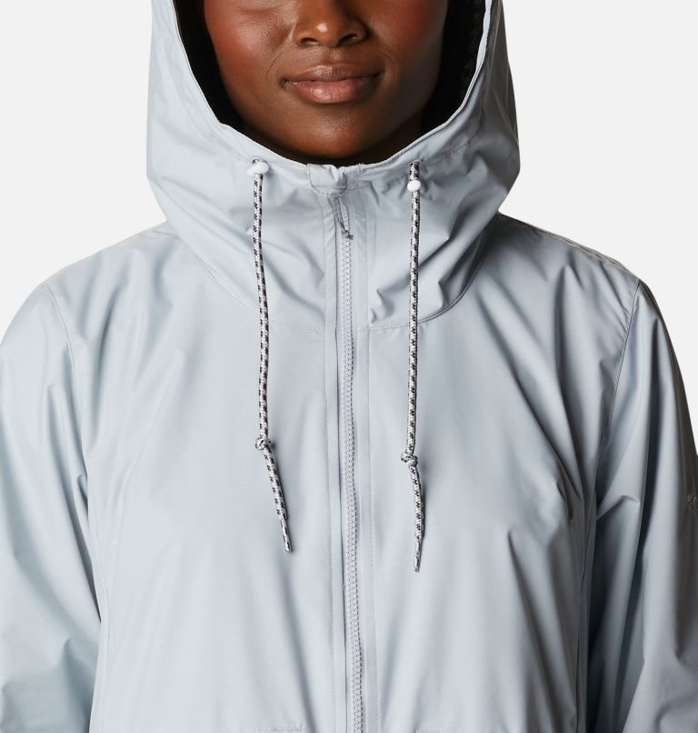 Women's Columbia Lillian Ridge Shell Jackets Light Grey | CA-WA85C