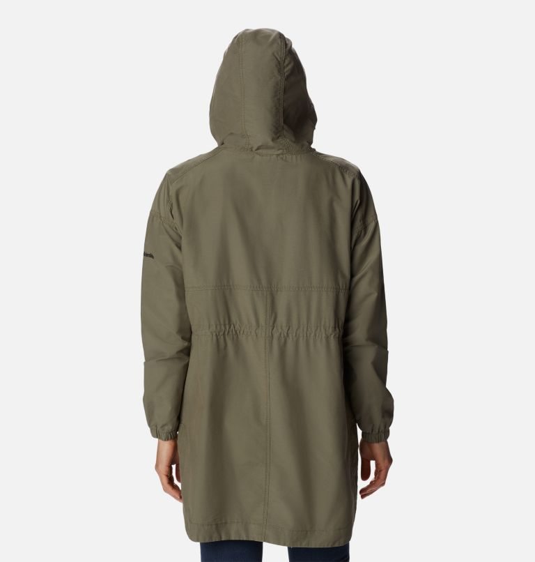 Women's Columbia Little Fields Long Jackets Olive | CA-T6354