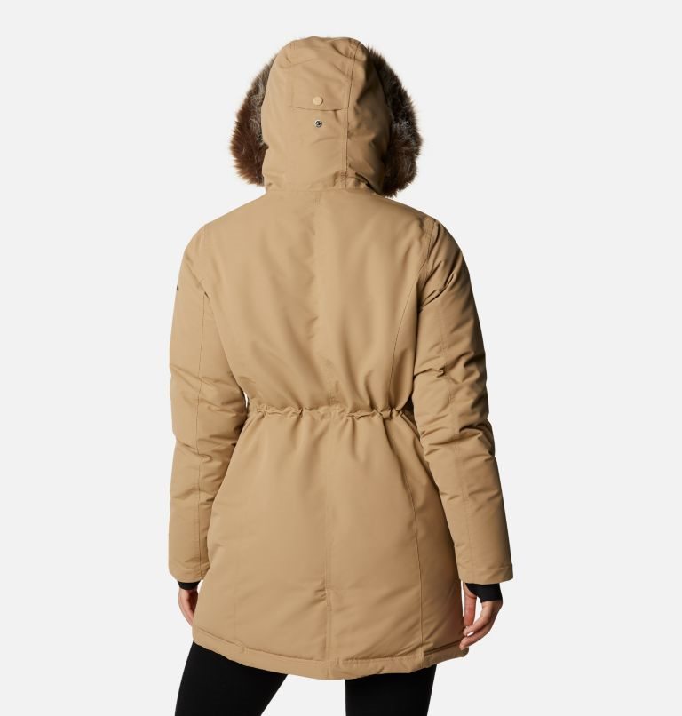 Women's Columbia Little Si Omni-Heat Infinity Insulated Parka Jackets Light Brown | CA-F1L65