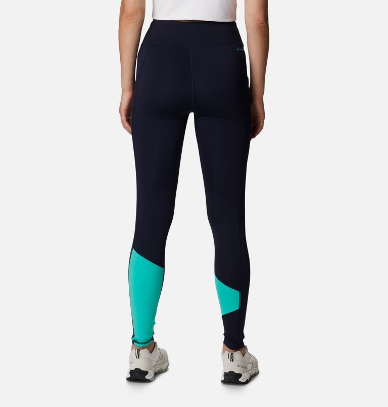 Women's Columbia Lodge Colorblock Tight Navy / Turquoise | CA-QA0LC