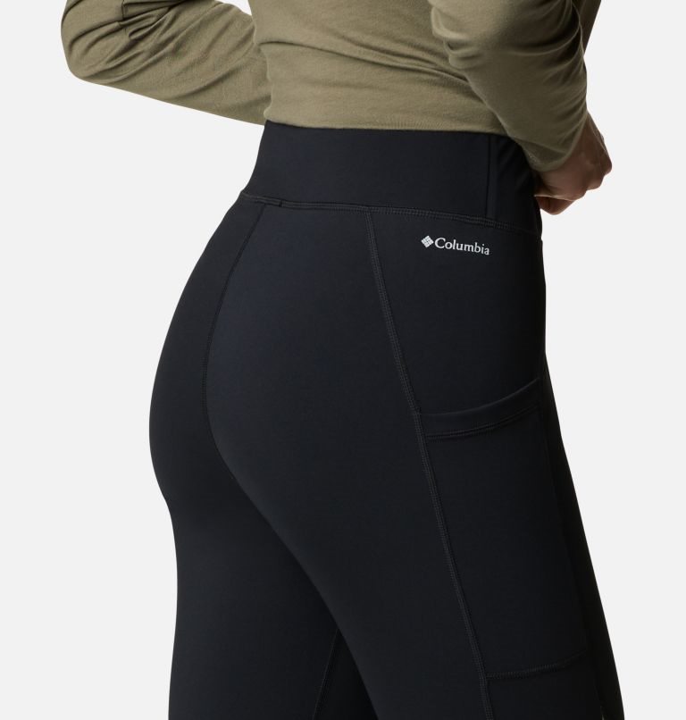 Women's Columbia Lodge Colorblock Tight Black | CA-XAC81