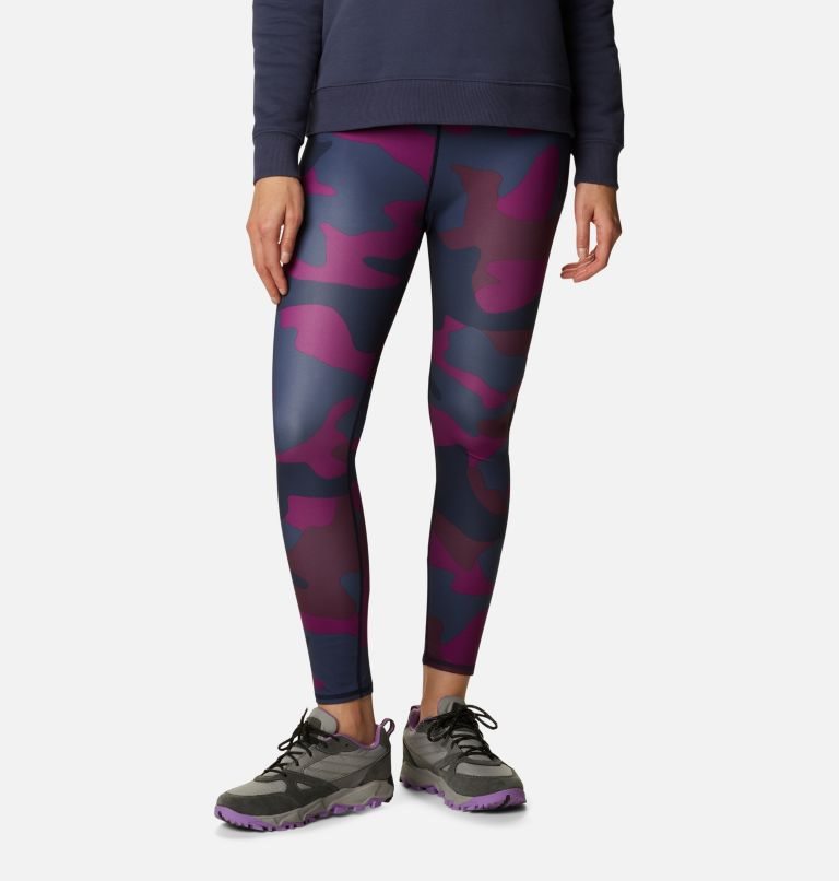 Women\'s Columbia Lodge Print 7/8 Tight Camo | CA-RL835