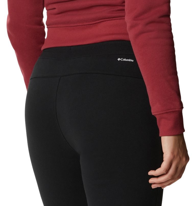 Women's Columbia Logo Fleece Jogger Black | CA-ZL86A