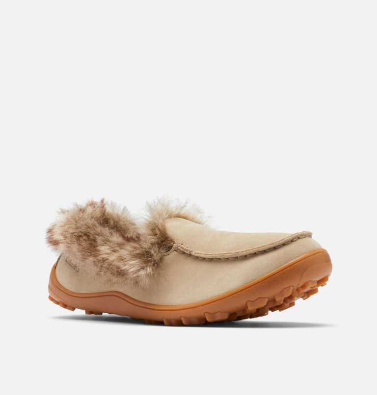 Women's Columbia Minx Omni-Heat Slippers Light Brown | CA-N3AL1