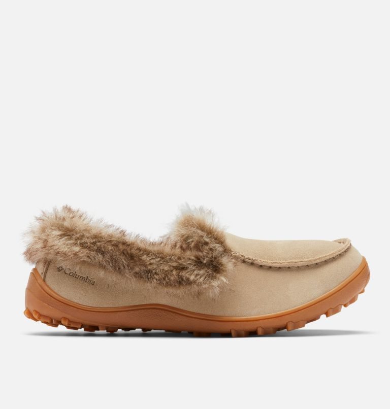 Women\'s Columbia Minx Omni-Heat Slippers Light Brown | CA-N3AL1