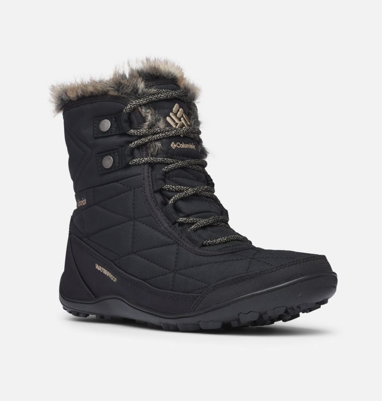 Women's Columbia Minx Shorty III Boots Black | CA-OA864