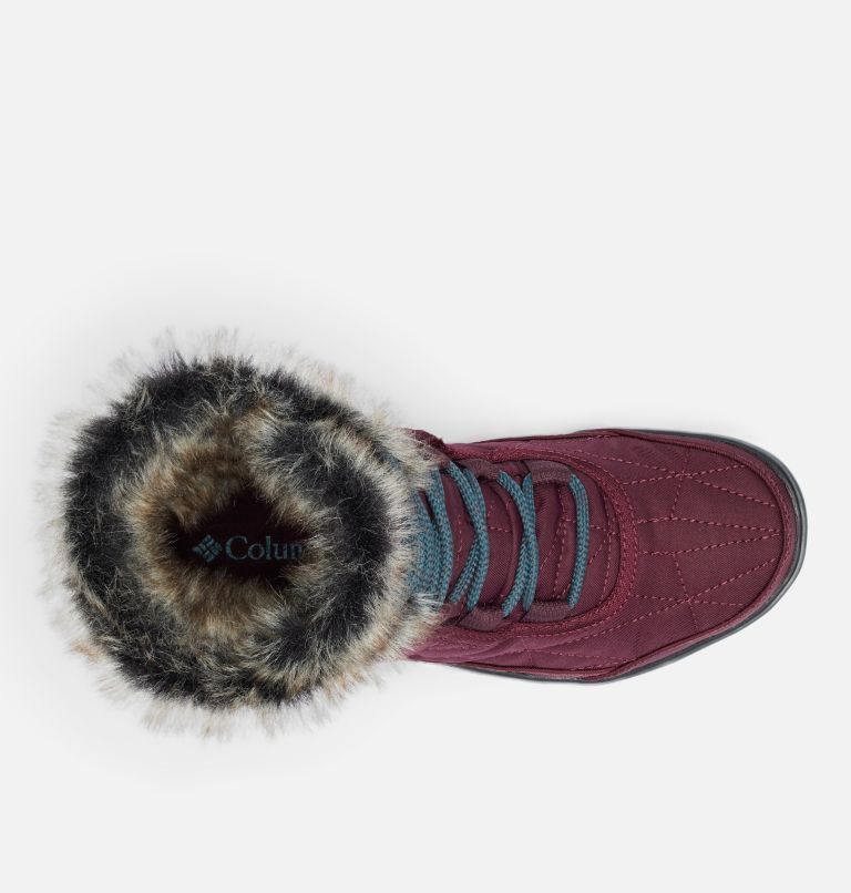 Women's Columbia Minx Shorty III Boots Maroon | CA-R3CL5