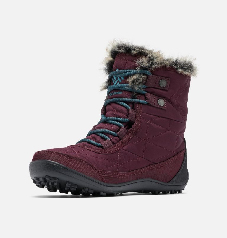 Women's Columbia Minx Shorty III Boots Maroon | CA-R3CL5