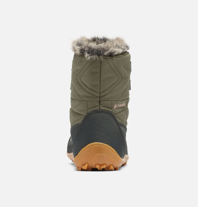 Women's Columbia Minx Shorty III Boots Olive | CA-G1634