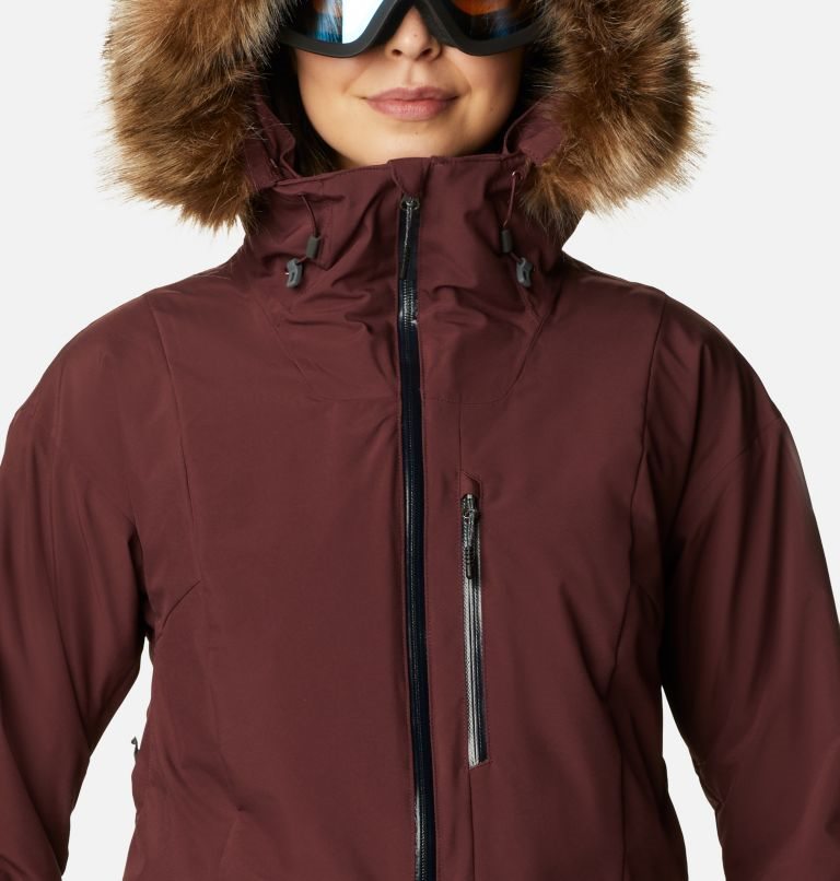 Women's Columbia Mount Bindo II Omni-Heat Infinity Insulated Jackets Burgundy | CA-M013L