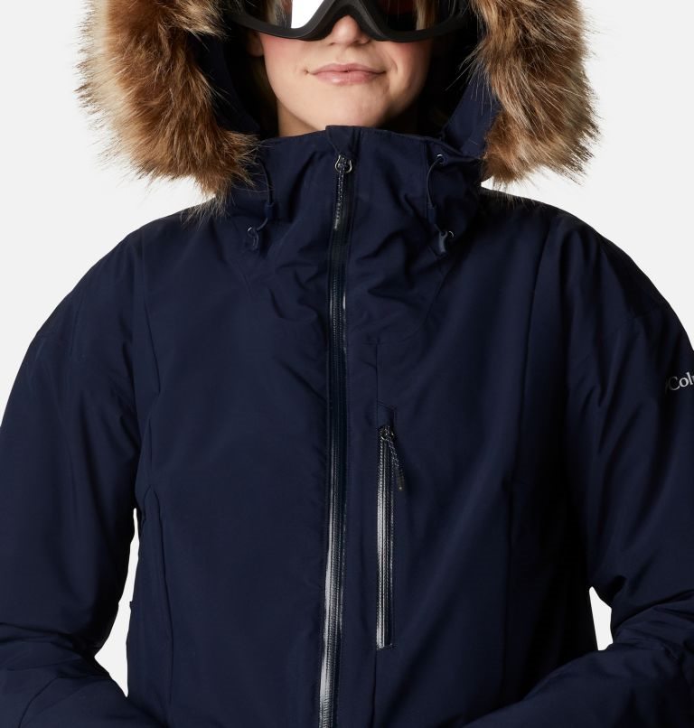 Women's Columbia Mount Bindo II Omni-Heat Infinity Insulated Jackets Navy | CA-X6A1L