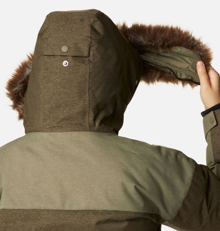 Women's Columbia Mount Si Omni-Heat Infinity Down Jackets Olive | CA-J485A
