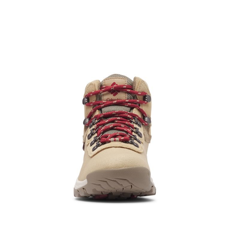 Women's Columbia Newton Ridge Canvas Waterproof Hiking Boots Light Brown | CA-P658C