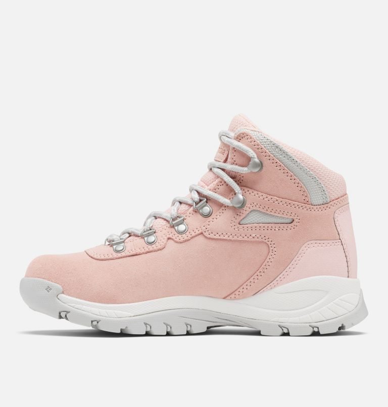 Women's Columbia Newton Ridge Plus Waterproof Amped Hiking Boots Light Pink | CA-G5640